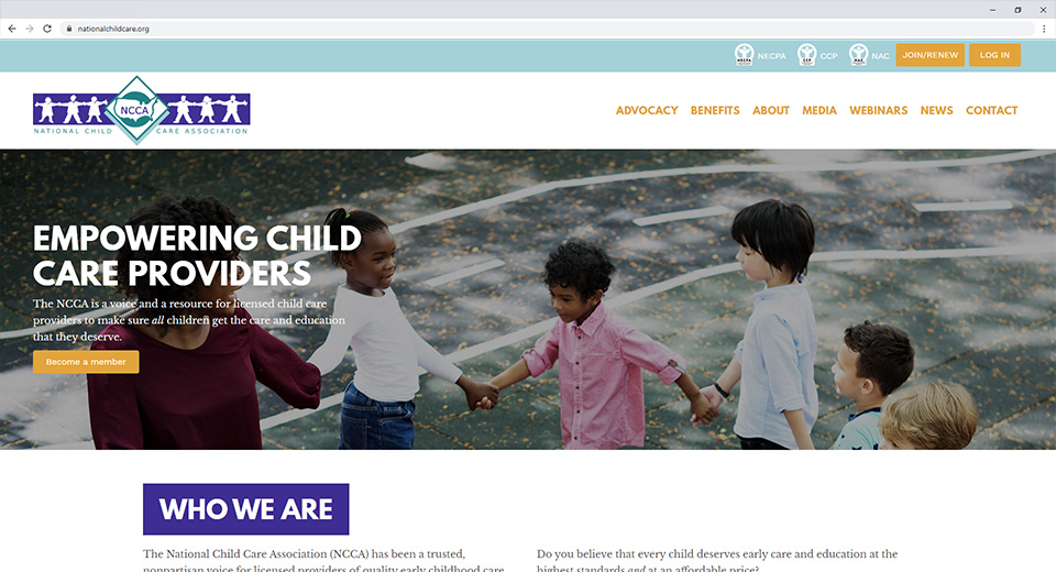 Featured work: National Child Care Association